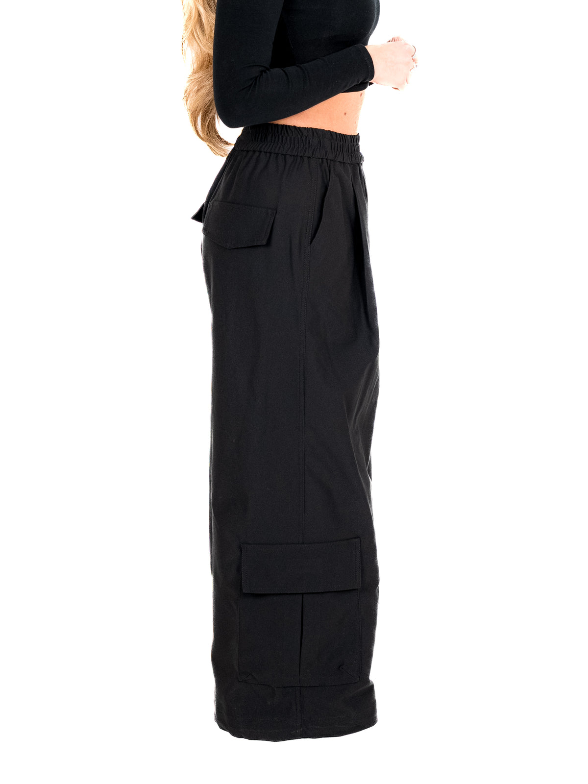 Gaia Cassia Cargobroek – Zwart