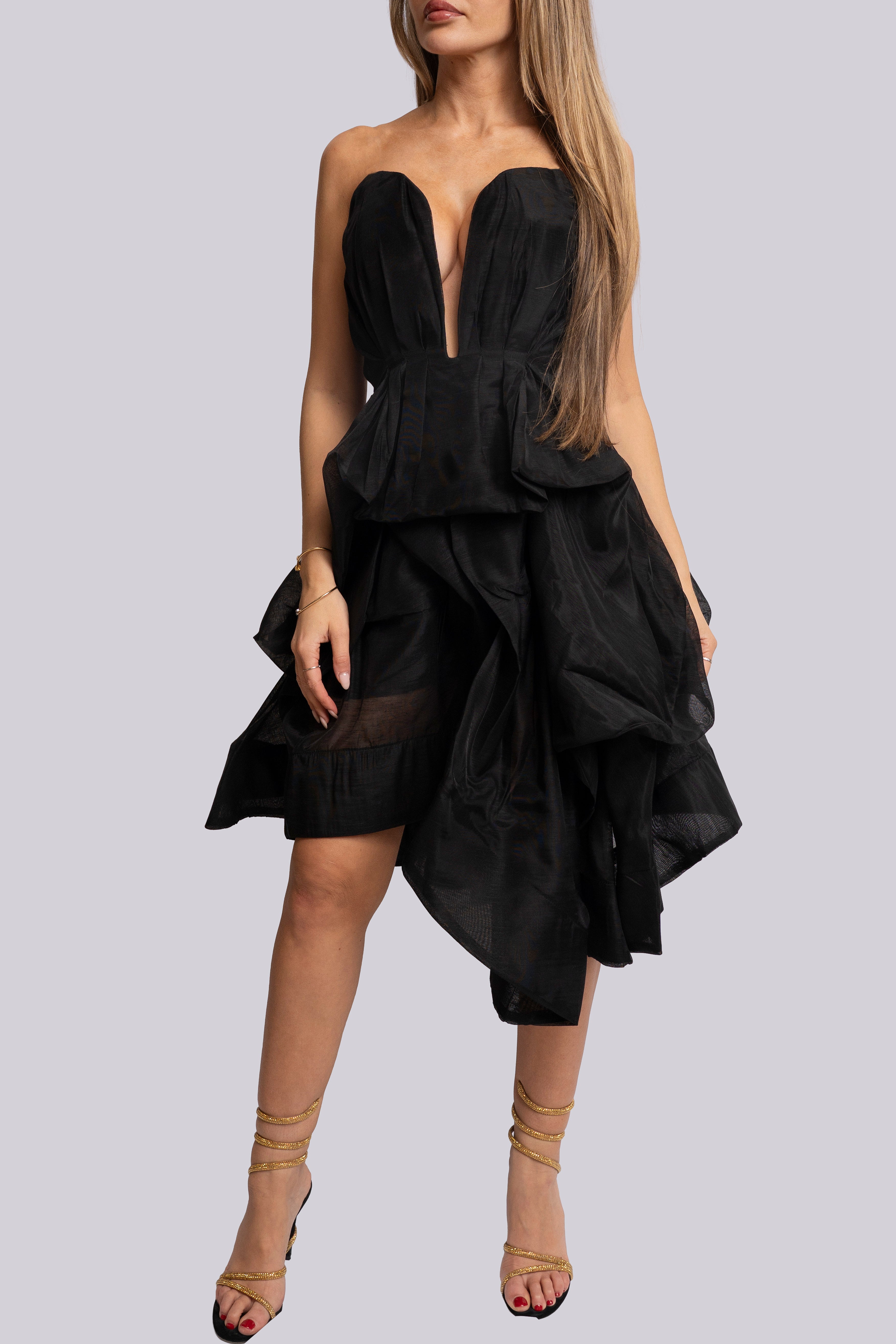 Heart dress in Black