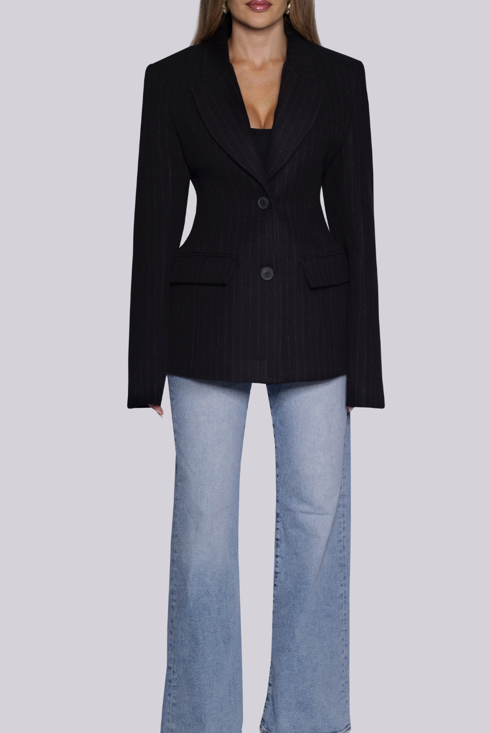 Fitted blazer in Black