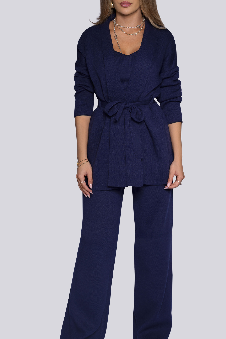 3-Pieced knit co-ord set