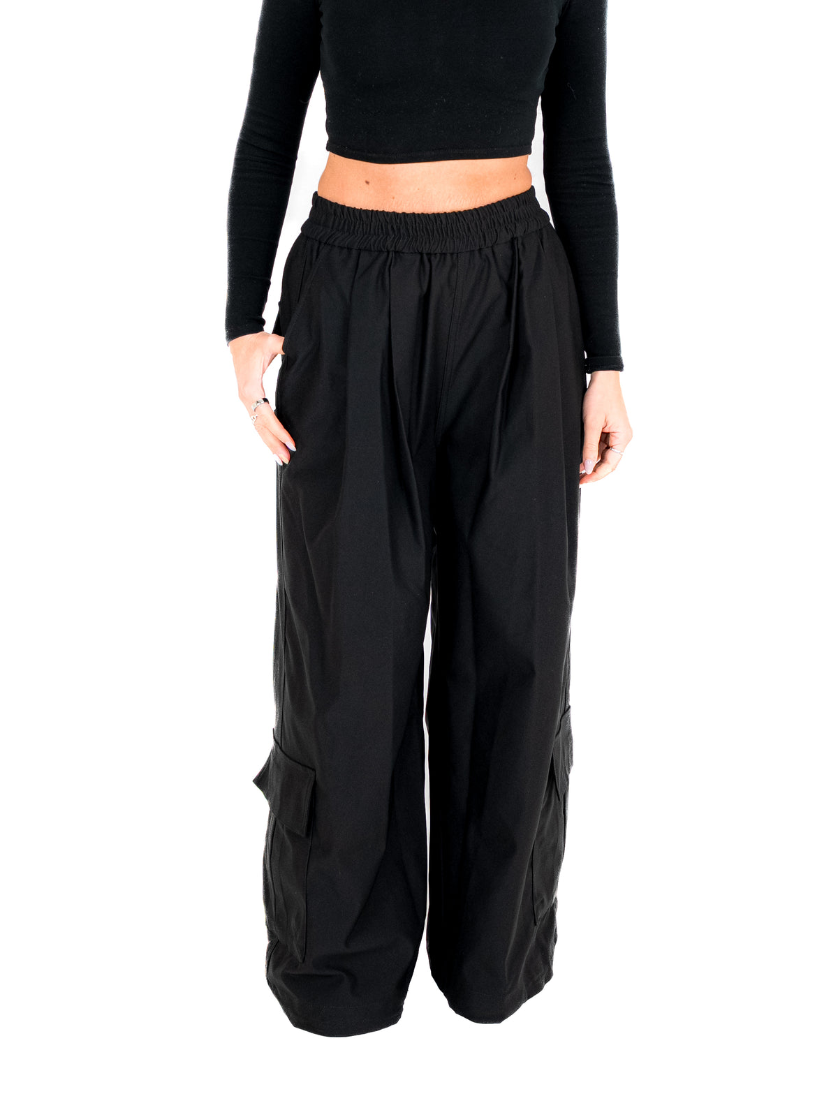 Gaia Cassia Cargobroek – Zwart