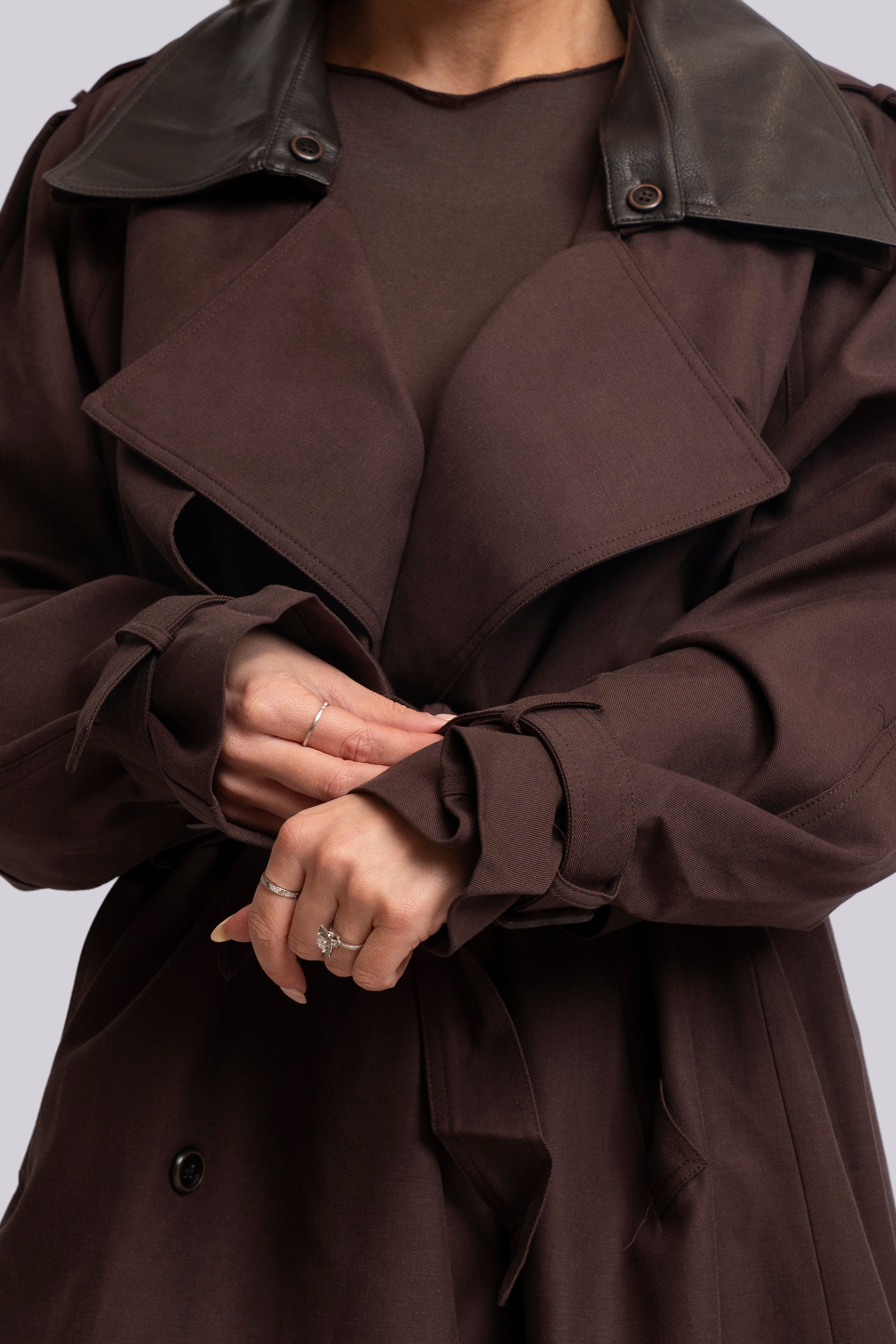 Trench coat in Brown