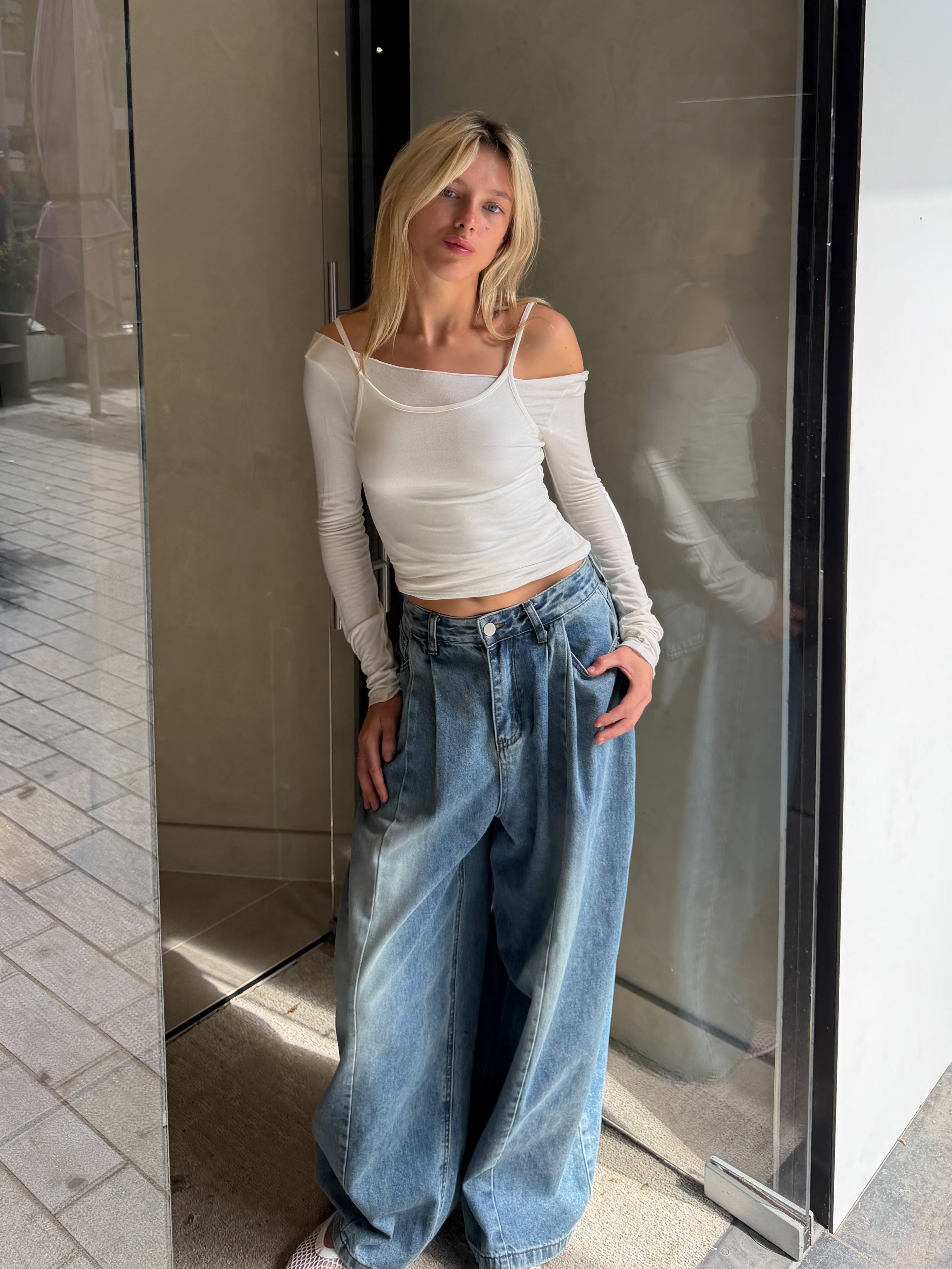 2 piece cashmere top