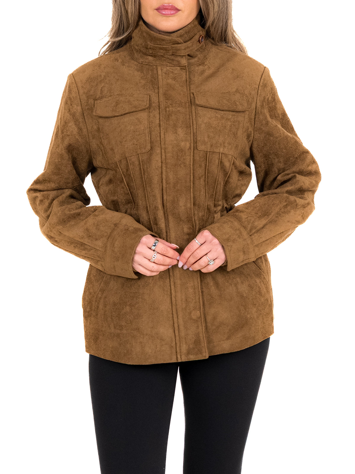 Gaia Terra Suède Field Jacket – Cognac