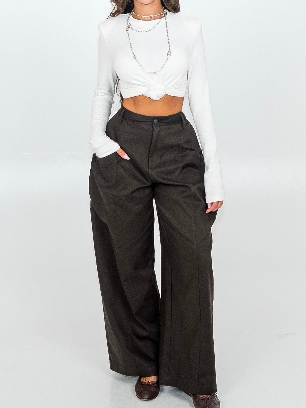 Navan cargo pants brown