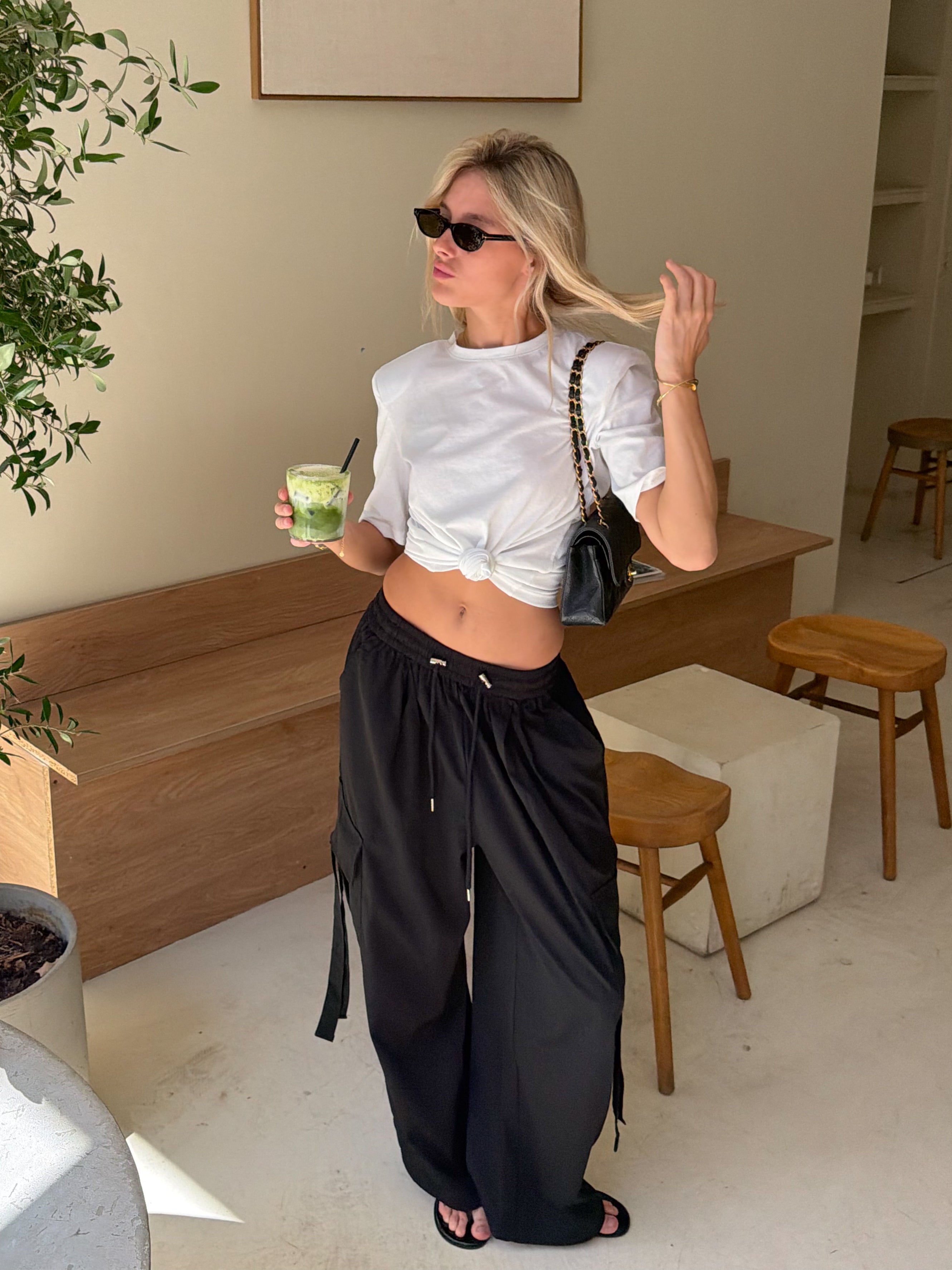 Bronte cargo pants in Black